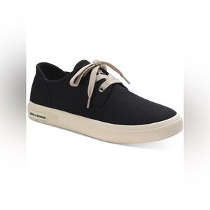 Sun + Stone Archiee Black Canvas Sneakers Sz 9.5 BNWB